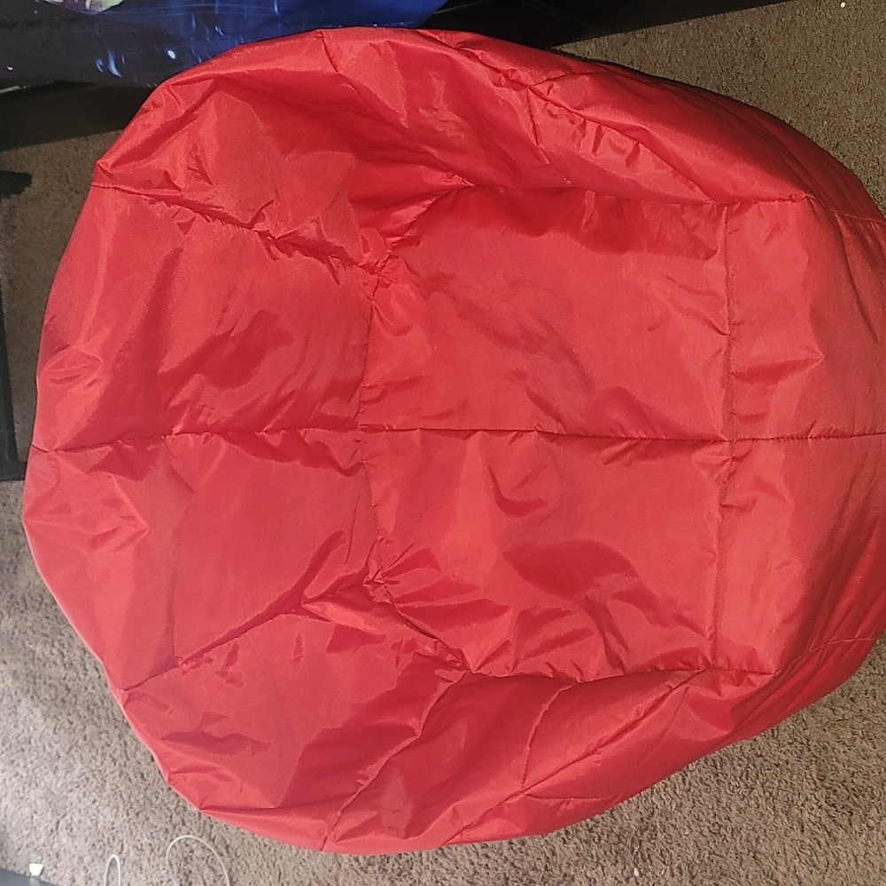 2 Red BIG Joe Beanbag Chairs